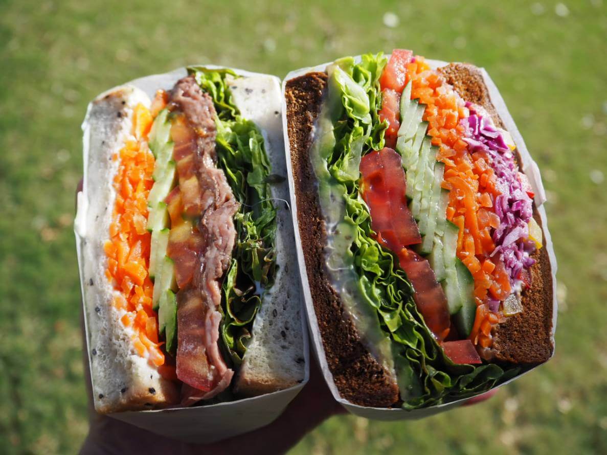 【銀座シックス】ミート&グリーン旬熟成 進化系サンドイッチとNYスタイルのサラダ