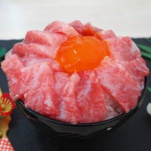 【飯テロ】大トロと卵黄の味噌漬海鮮丼　レシピあり【デカ盛り】