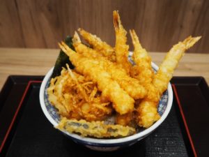 【川口アリオ】揚げ天まる 海老五本天丼を実食!!持ち帰り情報!!